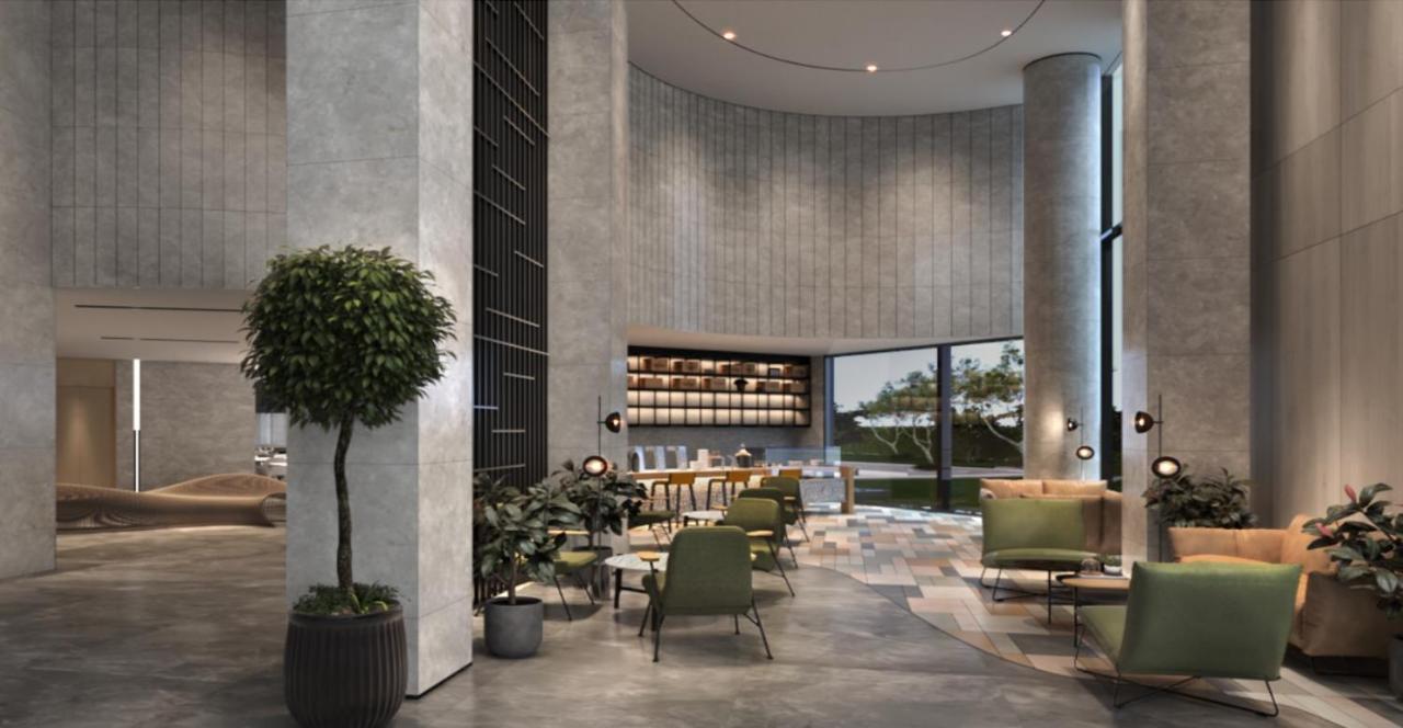 Hotel Radisson Blu Mumbai International Airport Exterior foto The lobby of the hotel