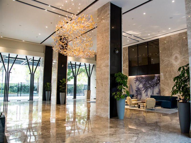 Hotel Radisson Blu Mumbai International Airport Exterior foto Lobby